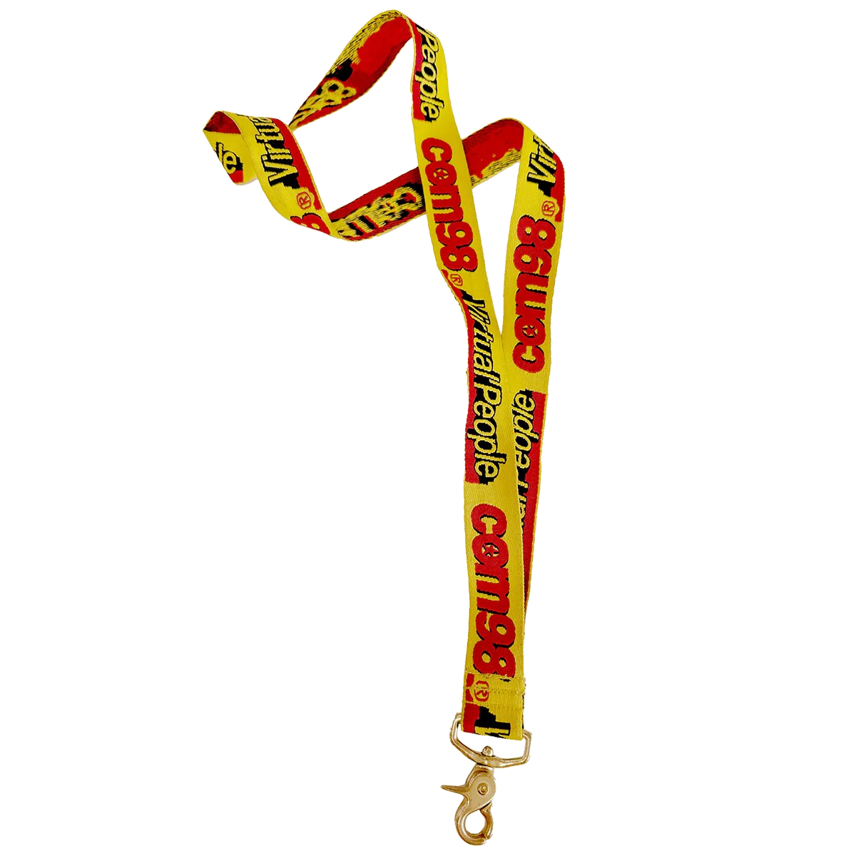 COM98 Lanyard - Yellow / Red / Black 1