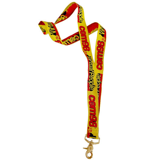 COM98 Lanyard - Yellow / Red / Black 1