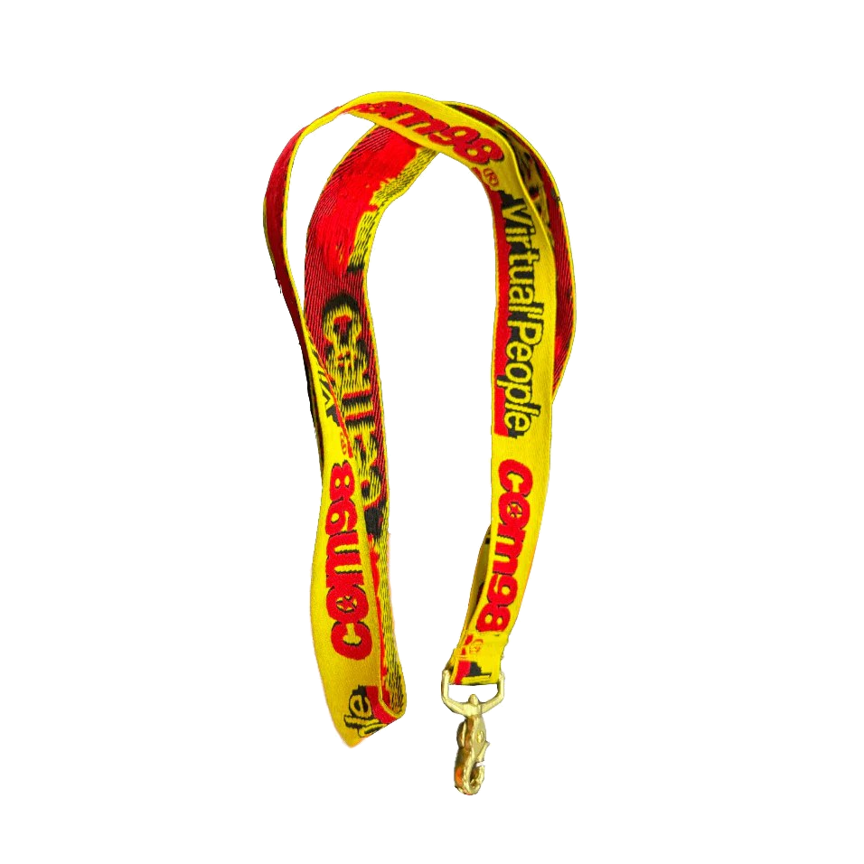 COM98 Lanyard - Yellow / Red / Black 2