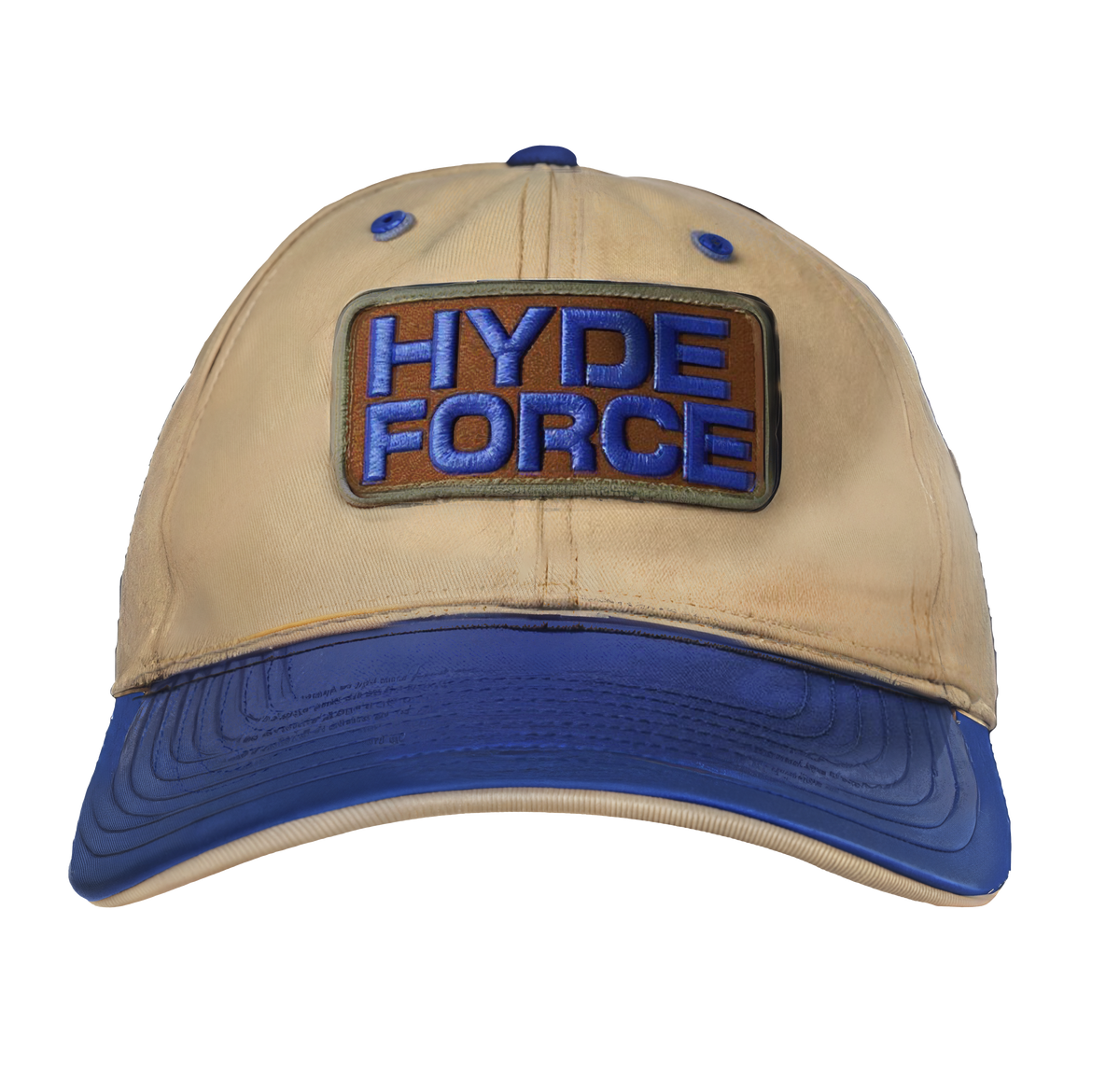 HYDE FORCE Patch Hat (Blue-Tan) 1