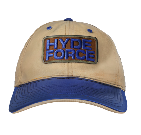 HYDE FORCE Patch Hat (Blue-Tan) 1