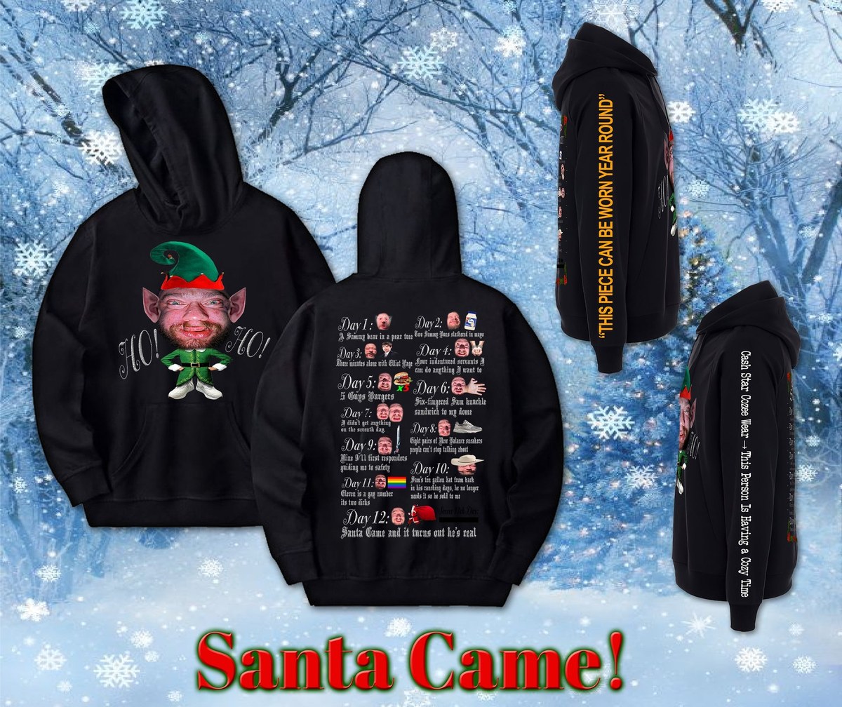 Santa is Real Hoodie 1